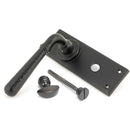 From The Anvil - Hammered Newbury Lever Bathroom Set - Aged Bronze - 46223 - Choice Handles