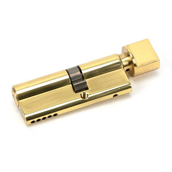 From The Anvil - 35T/45 5pin Euro Cylinder/Thumbturn - Lacquered Brass - 46260 - Choice Handles