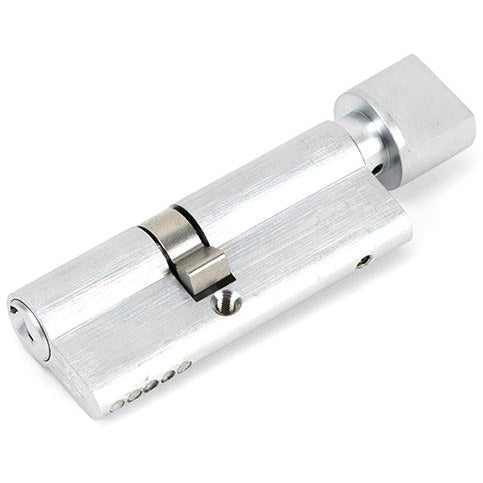 From The Anvil - 35/45T 5pin Euro Cylinder/Thumbturn - Satin Chrome - 46265 - Choice Handles