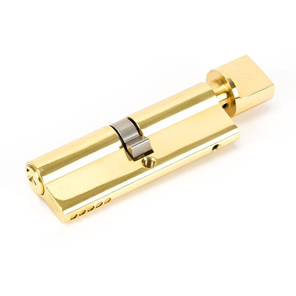 From The Anvil - 45/45 5pin Euro Cylinder/Thumbturn - Lacquered Brass - 46266 - Choice Handles