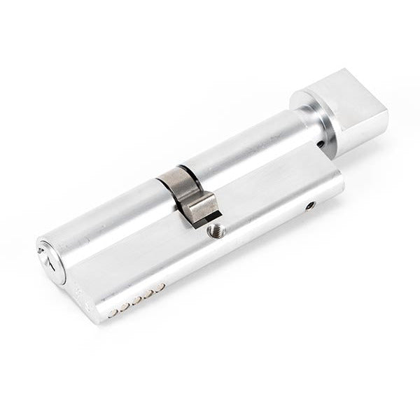 From The Anvil - 45/45 5pin Euro Cylinder/Thumbturn - Satin Chrome - 46268 - Choice Handles