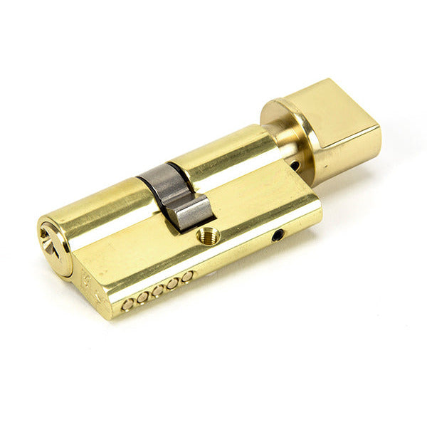 From The Anvil - 30/30 5pin Euro Cylinder/Thumbturn KA - Lacquered Brass - 46269 - Choice Handles
