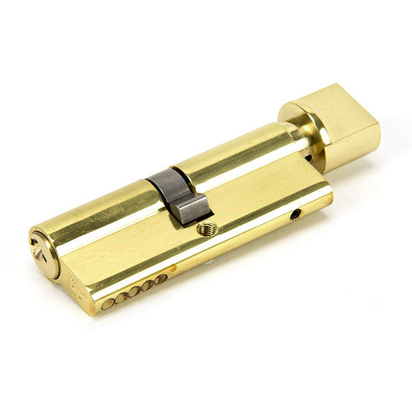 From The Anvil - 40/40 5pin Euro Cylinder/Thumbturn KA - Lacquered Brass - 46275 - Choice Handles