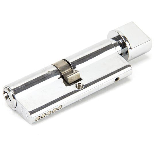 From The Anvil - 40/40 5pin Euro Cylinder/Thumbturn KA - Polished Chrome - 46276 - Choice Handles