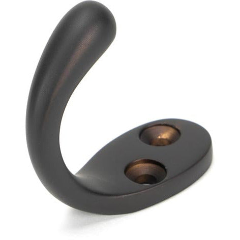 From The Anvil - Celtic Single Robe Hook - Aged Bronze - 46306 - Choice Handles