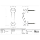 From The Anvil - Doctors Door Knocker - Aged Brass - 46310 - Choice Handles
