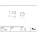 From The Anvil - Polished Marine SS (316) Floor Mounted Door Stop - Polished Marine SS (316) - 46432 - Choice Handles