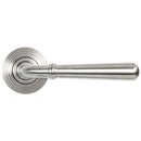From The Anvil - Newbury Lever on Rose Set (Beehive) - Satin Marine SS (316) - 46512 - Choice Handles