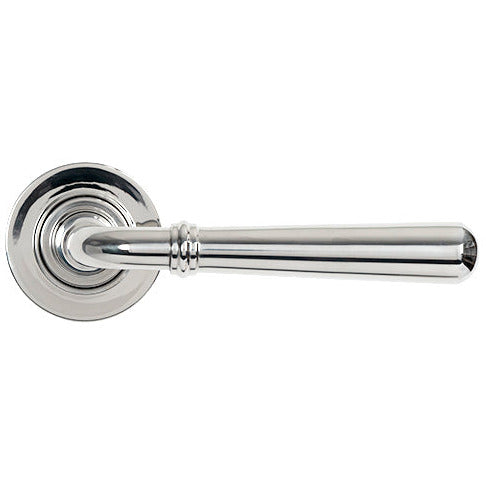 From The Anvil - Newbury Lever on Rose Set (Plain) - Polished Marine SS (316) - 46514 - Choice Handles