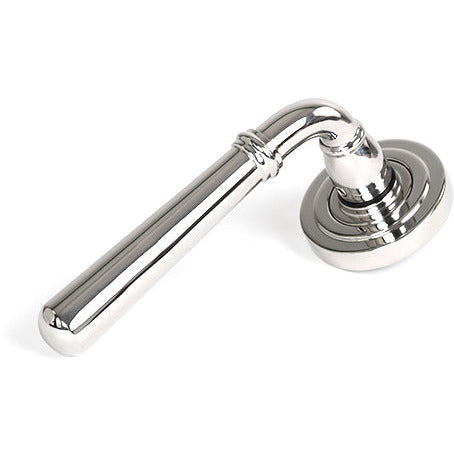 From The Anvil - Newbury Lever on Rose Set (Art Deco) - Polished Marine SS (316) - 46515 - Choice Handles