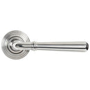 From The Anvil - Newbury Lever on Rose Set (Beehive) - Polished Marine SS (316) - 46516 - Choice Handles