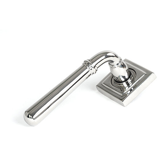 From The Anvil - Newbury Lever on Rose Set (Square) - Polished Marine SS (316) - 46517 - Choice Handles