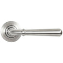 From The Anvil - Newbury Lever on Rose Set (Plain) - Unsprung - Satin Marine SS (316) - 46536 - Choice Handles