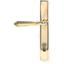 From The Anvil - Hinton Slimline Lever Espag. Lock Set - Polished Brass - 46547 - Choice Handles