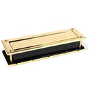 From The Anvil - Traditional Letterbox - Polished Brass - 46549 - Choice Handles