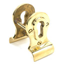 From The Anvil - 50mm Euro Door Pull (Back to Back fixings) - Polished Brass - 46550 - Choice Handles