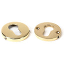 From The Anvil - 52mm Regency Concealed Escutcheon - Polished Brass - 46551 - Choice Handles