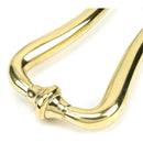 From The Anvil - Brass Slimline Art Deco Door Knocker - Polished Brass - 46552 - Choice Handles