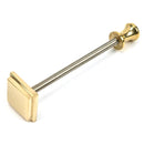 From The Anvil - Brass Slimline Art Deco Door Knocker - Polished Brass - 46552 - Choice Handles