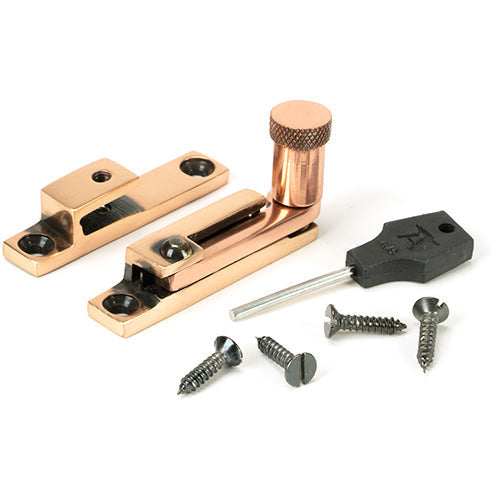 From The Anvil - Brompton Quadrant Fastener - Narrow - Polished Bronze - 46579 - Choice Handles