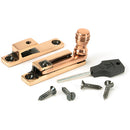 From The Anvil - Prestbury Quadrant Fastener - Narrow - Polished Bronze - 46580 - Choice Handles
