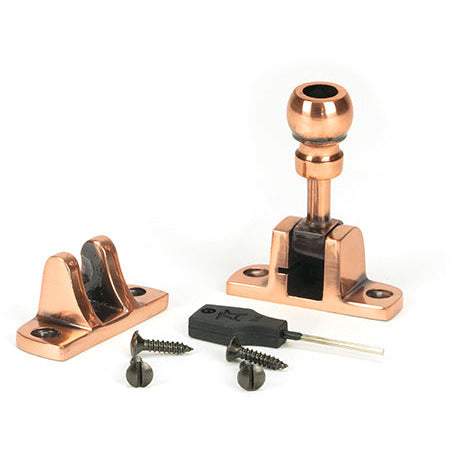 From The Anvil - Mushroom Brighton Fastener (Radiused) - Polished Bronze - 46590 - Choice Handles