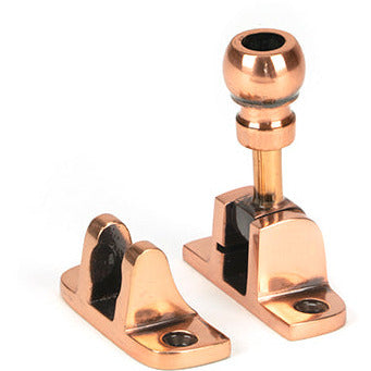 From The Anvil - Mushroom Brighton Fastener (Radiused) - Polished Bronze - 46590 - Choice Handles