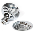 From The Anvil - Beehive Centre Door Knob - Polished Chrome - 46655 - Choice Handles