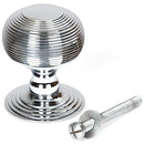 From The Anvil - Beehive Centre Door Knob - Polished Chrome - 46655 - Choice Handles