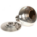 From The Anvil - Beehive Centre Door Knob - Polished Nickel - 46656 - Choice Handles