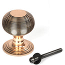 From The Anvil - Beehive Centre Door Knob - Polished Bronze - 46658 - Choice Handles