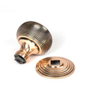From The Anvil - Beehive Centre Door Knob - Polished Bronze - 46658 - Choice Handles