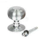 From The Anvil - Beehive Centre Door Knob - Satin Chrome - 46659 - Choice Handles