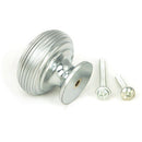 From The Anvil - Beehive Cabinet Knob 40mm - Satin Chrome - 46662 - Choice Handles
