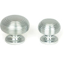 From The Anvil - Beehive Cabinet Knob 40mm - Satin Chrome - 46662 - Choice Handles