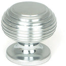 From The Anvil - Beehive Cabinet Knob 30mm - Satin Chrome - 46663 - Choice Handles