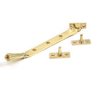 From The Anvil - 8" Hinton Stay - Polished Brass - 46703 - Choice Handles