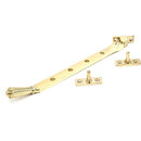 From The Anvil - 10" Hinton Stay - Polished Brass - 46704 - Choice Handles