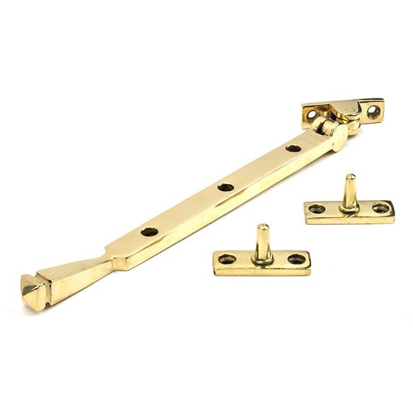 From The Anvil - 10" Avon Stay - Polished Brass - 46713 - Choice Handles