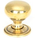 From The Anvil - Mushroom Cabinet Knob 32mm - Aged Brass - 46723 - Choice Handles