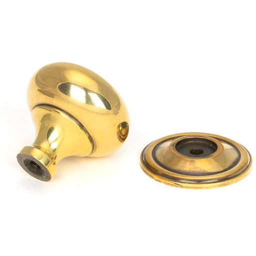From The Anvil - Mushroom Cabinet Knob 38mm - Aged Brass - 46724 - Choice Handles
