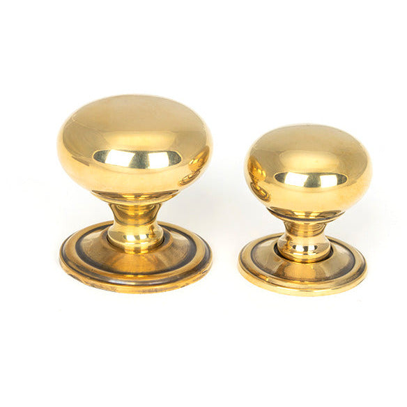 From The Anvil - Mushroom Cabinet Knob 38mm - Aged Brass - 46724 - Choice Handles