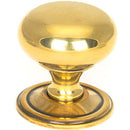 From The Anvil - Mushroom Cabinet Knob 38mm - Aged Brass - 46724 - Choice Handles