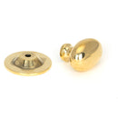 From The Anvil - Oval Cabinet Knob 33mm - Aged Brass - 46725 - Choice Handles