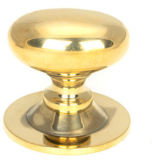 From The Anvil - Oval Cabinet Knob 33mm - Aged Brass - 46725 - Choice Handles