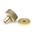 From The Anvil - Brompton Cabinet Knob - 25mm (Plain) - Aged Brass - 46814 - Choice Handles