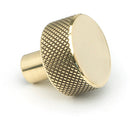 From The Anvil - Brompton Cabinet Knob - 25mm (No rose) - Aged Brass - 46815 - Choice Handles