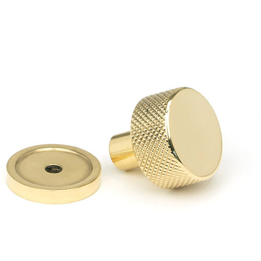 From The Anvil - Brompton Cabinet Knob - 25mm (Plain) - Polished Brass - 46816 - Choice Handles