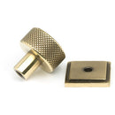 From The Anvil - Brompton Cabinet Knob - 25mm (Square) - Aged Brass - 46817 - Choice Handles