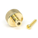 From The Anvil - Brompton Cabinet Knob - 25mm (No rose) - Polished Brass - 46820 - Choice Handles